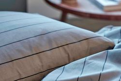 Sødahl Line sengetøj, blå 140x200 cm, 2 sæt