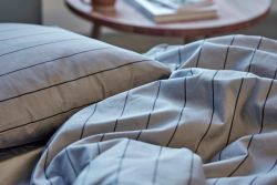 Sødahl Line sengetøj, blå 140x200 cm, 2 sæt